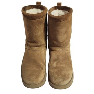 UGG Vibram Arctic Grip Brown Suede Winter Boots
